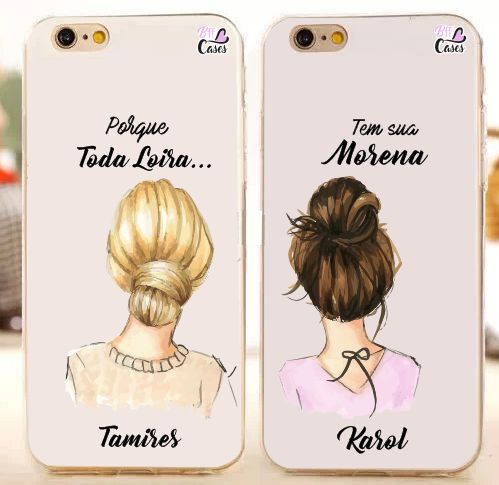 PAR DE CASES BFF LOIRA E MORENA – Bffcase