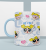 Caneca Brilhante Meninas Superpoderosas Lindinha